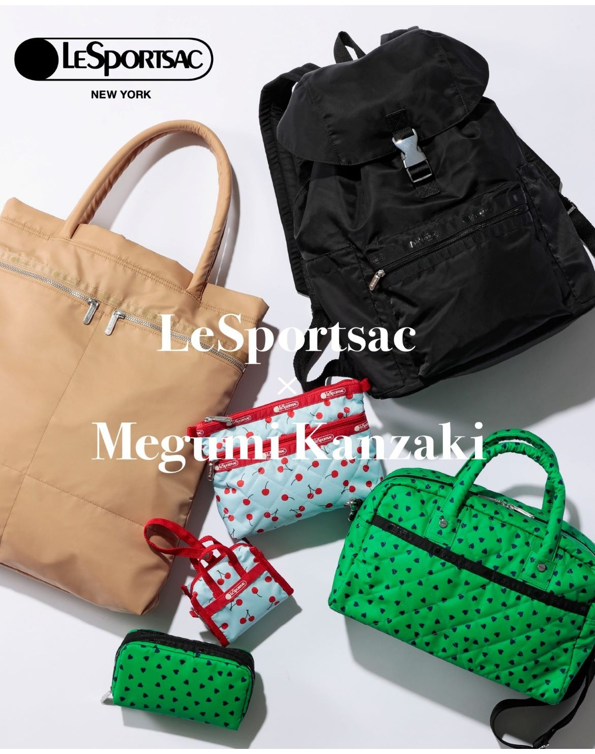LeSportsac × Megumi Kanzaki 美容家・神崎恵さんとのコラボ