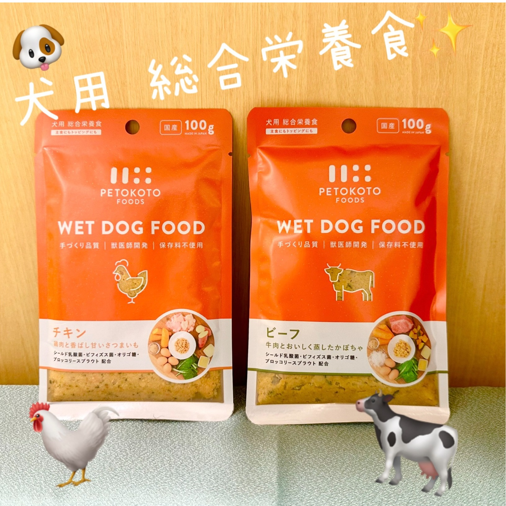 限定セール -SALE ペトコトフーズ PETOKOTO 犬用総合栄養食 チキン100g 64袋（犬用 ドッグフード