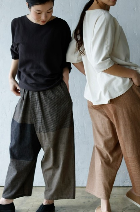 ババグーリ〉カーディブロックチェックのバルーンパンツ | ショップ