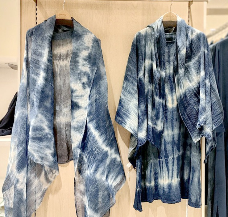 藍染・柿渋染の創作衣服を羽織る創作衣料 | ショップブログ | 東急