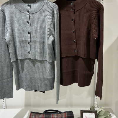 LAYERED RIB KNIT