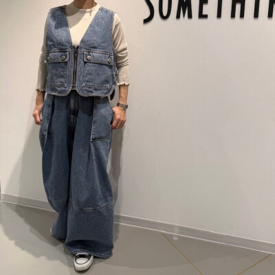 <エドウイン＞TUCK BALLOON WIDE
