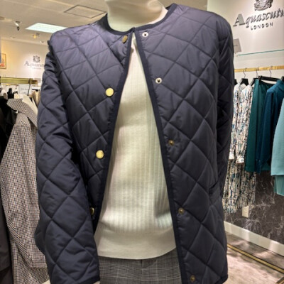 キルティングショートジャケット