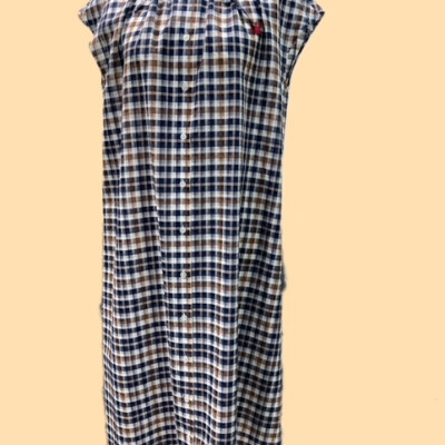 〈アクアスキュータム〉オリジナルチェックシャツドレス