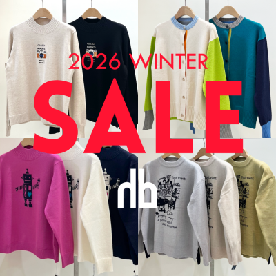 〈姉妹ブランドhbより〉お買い得ニットアイテムをご紹介♪