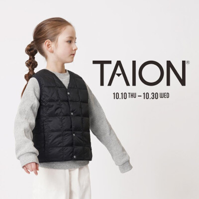 〈SHIPS KIDS〉〈TAION〉期間限定販売！