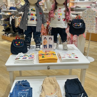 6階〈ミキハウス〉新登場！！夏素材のTシャツ✨