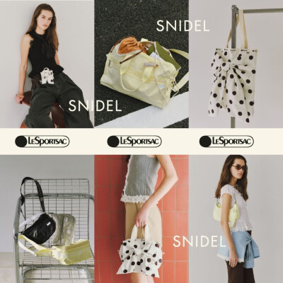 5月13日(水)発売「LeSportsac×SNIDEL」