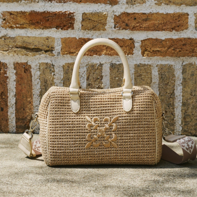 【お得な告知あり】ナイロンラフィアボストンバッグのご紹介