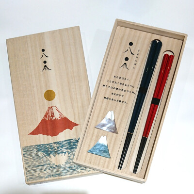 ✨新商品✨富士山箸置き付❗❗『末広がり丸八ギフトセット』