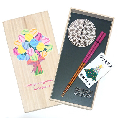 クリスマスギフトに🎅『お箸＆ユニメットコースター』