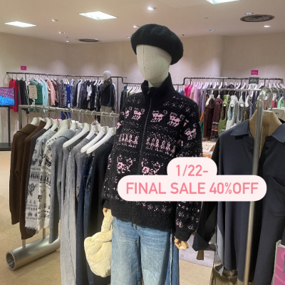 〈JNBY〉FINAL SALE UP TO 40%OFFアイテム‼️
