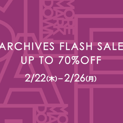 〈JNBY〉ARCHIVES FLASH SALE up to 70%OFF！！
