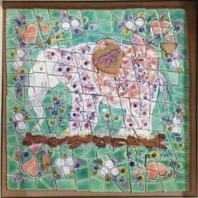 船戸あやこ スペインタイルアート展
