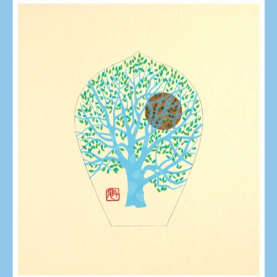 ～日本美術界巨匠による木版色紙～薬師寺「散華」展